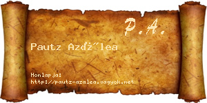 Pautz Azálea névjegykártya